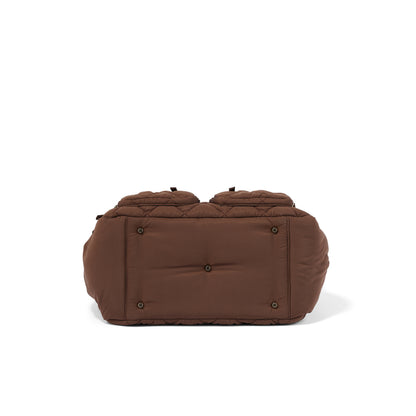 OIOI CARRY ALL NAPPY BAG | PUFFY CHOCOLATE QUILT