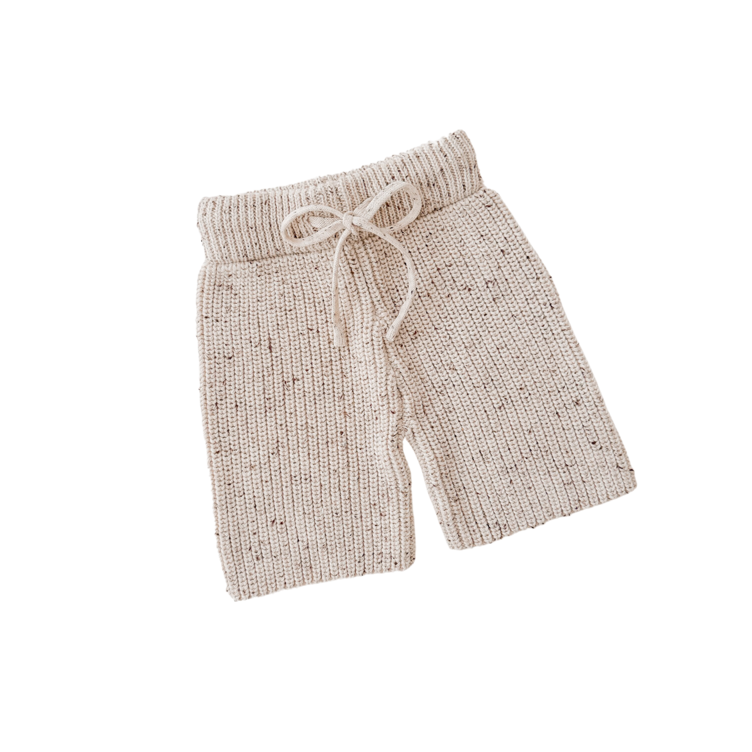 Ziggy Lou Knit Cropped Pants - Cocoa Fleck