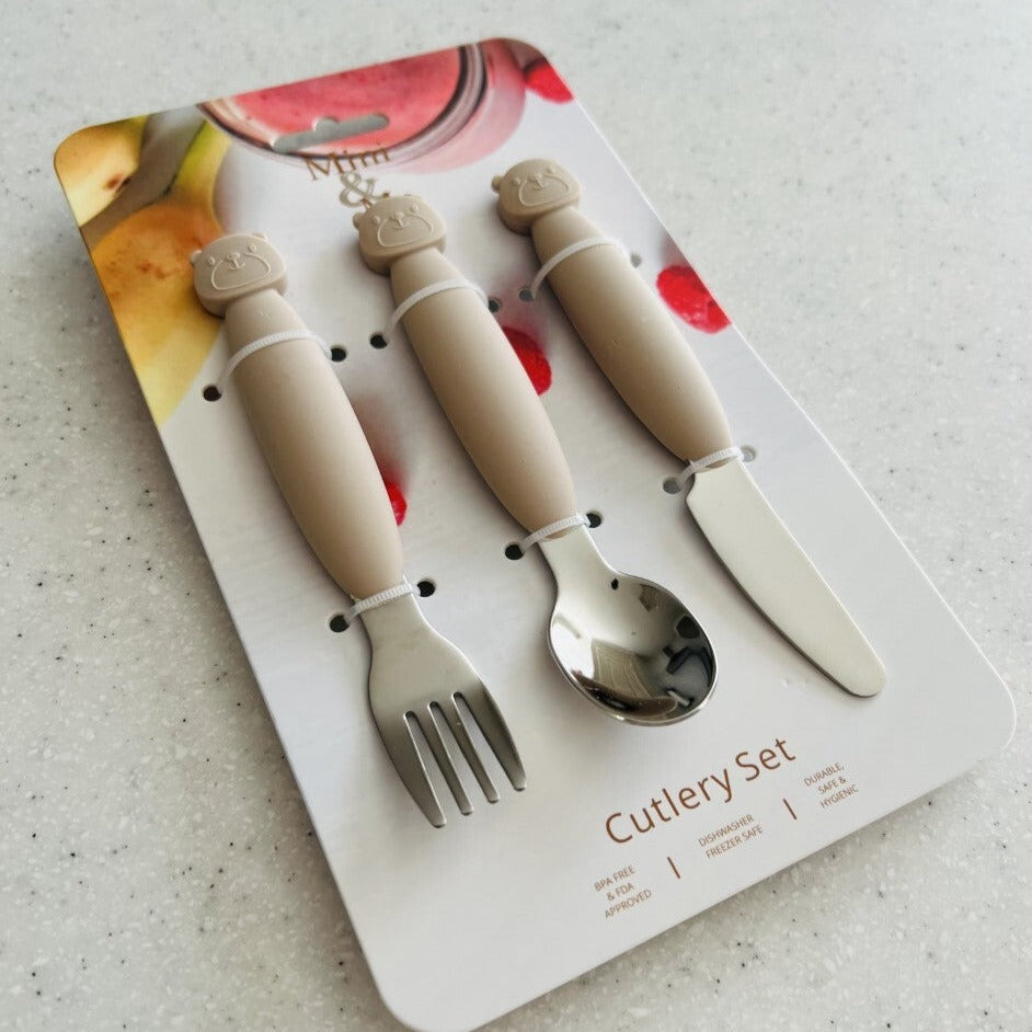 cutlery set for toddlers - angus and dudley