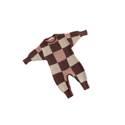 ZIGGY LOU WINTER PLAYSUIT | CHECKS