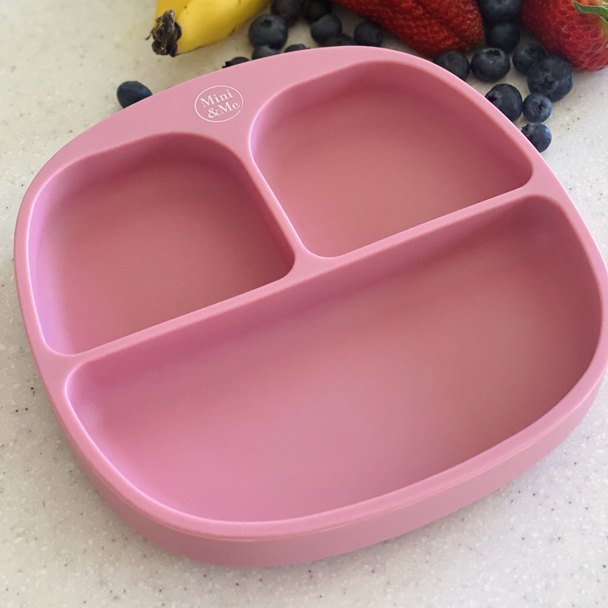 Mini and Me Silicone Divider Plate - Guava