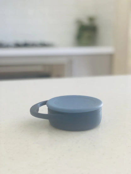 CUDDLEBUG & CO | SILICONE COLLAPSIBLE SNACK CUP | BLUEBERRY