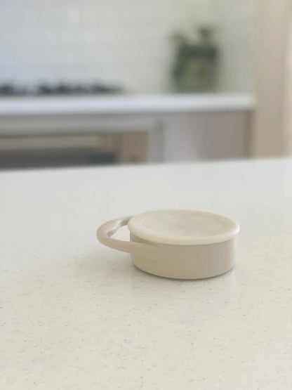 CUDDLEBUG & CO | SILICONE COLLAPSIBLE SNACK CUP | ALMOND