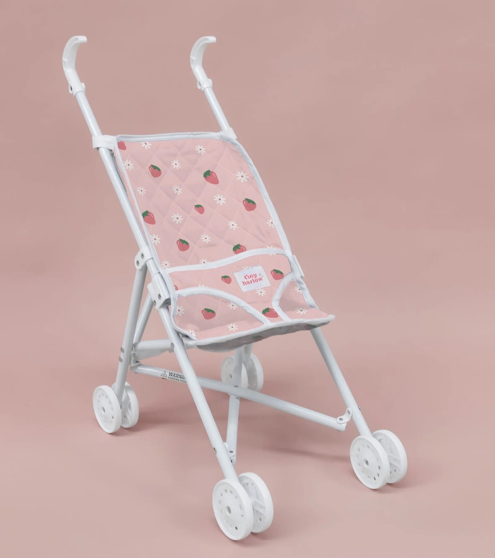 Tiny Harlow Folding Doll Stroller 2.0 - Strawberry Picnic