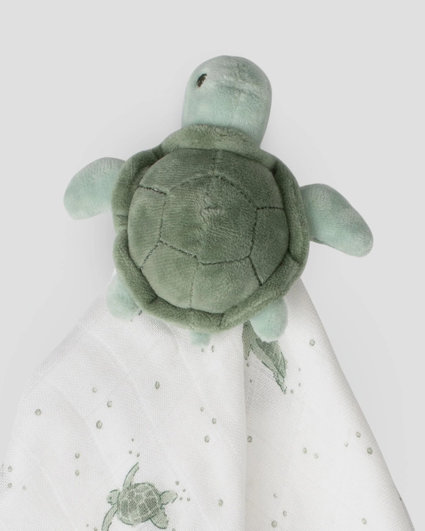 LITTLE LINEN COMPANY BABY COMFORTER | TERRY TURTLE