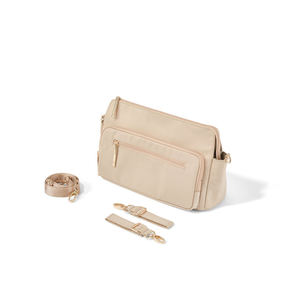 OIOI MULTITASKER PRAM CADDY 2.0 | NYLON BEIGE