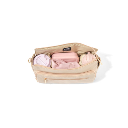 OIOI MULTITASKER PRAM CADDY 2.0 | NYLON BEIGE