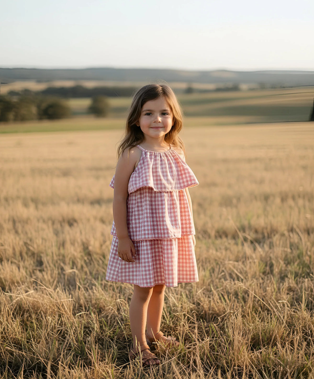 LOVE HENRY | SADIE DRESS | PINK CHECK