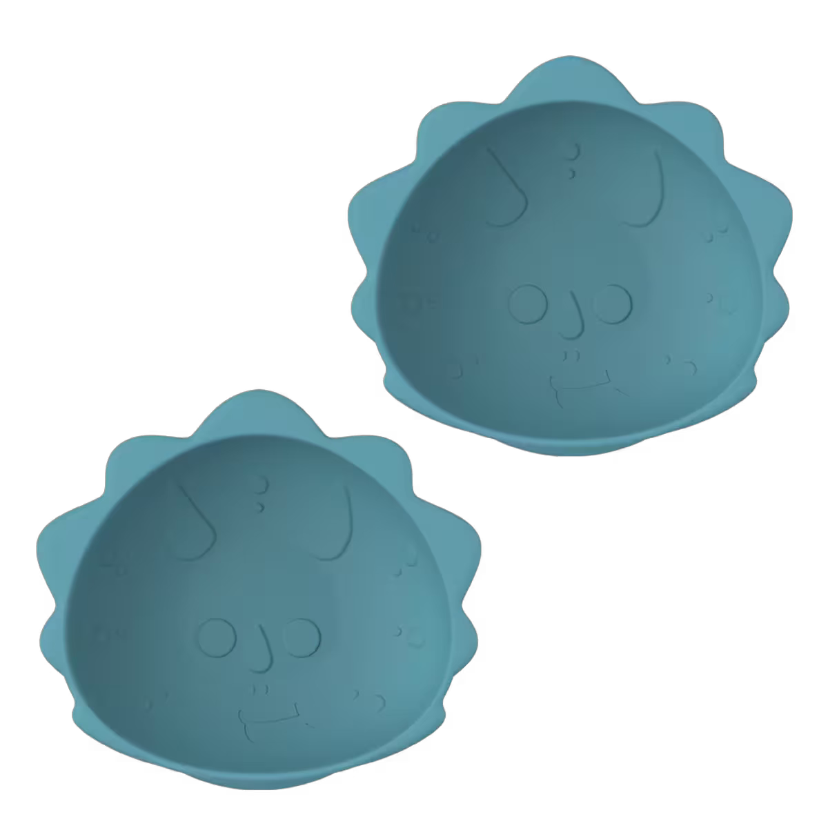 Melii Luxe Silicone Suction Bowl 2 Pack - Dinosaur