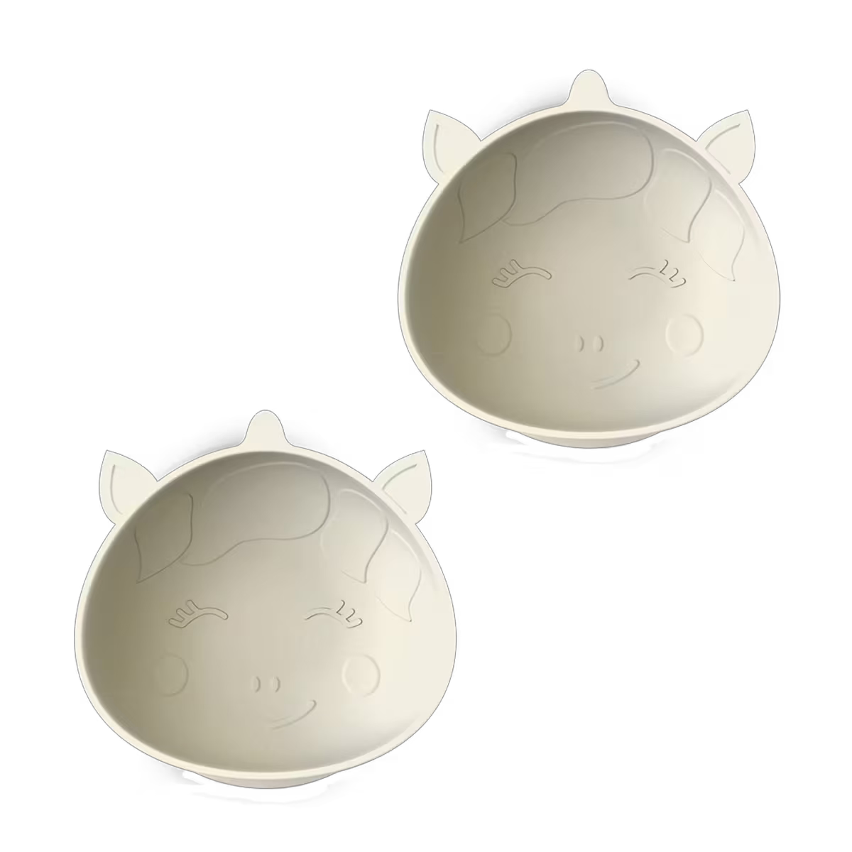 Melii Luxe Silicone Suction Bowl 2 Pack - Unicorn