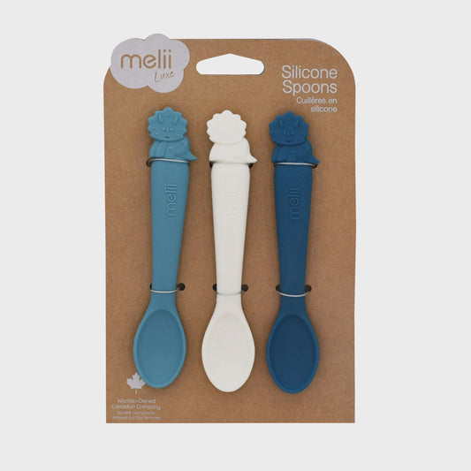 Melii Luxe Spoons 3Pk - Dinosaur