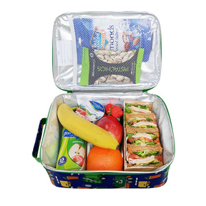 Sachi Insulated Lunch Bag - Garbage Trucks