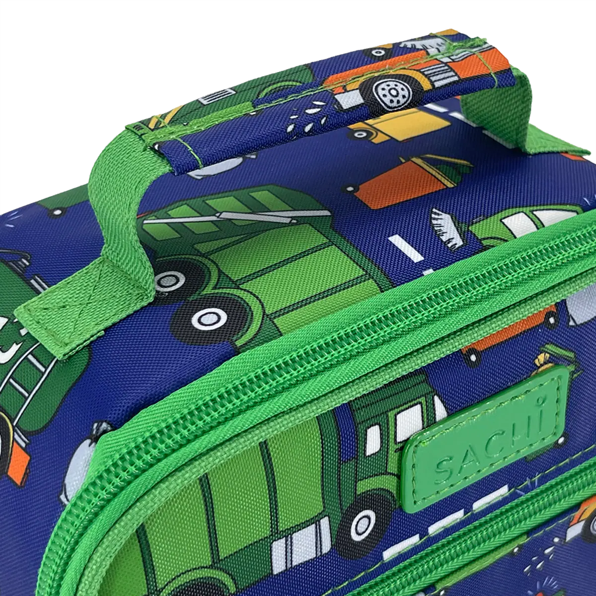 Sachi Insulated Lunch Bag - Garbage Trucks