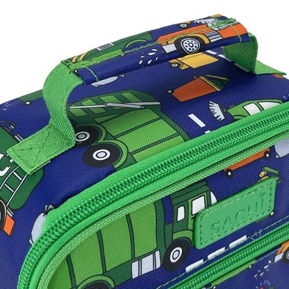 Sachi Insulated Lunch Bag - Garbage Trucks