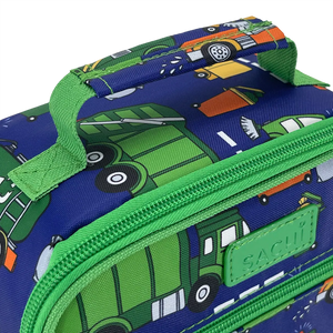 Sachi Insulated Lunch Bag - Garbage Trucks