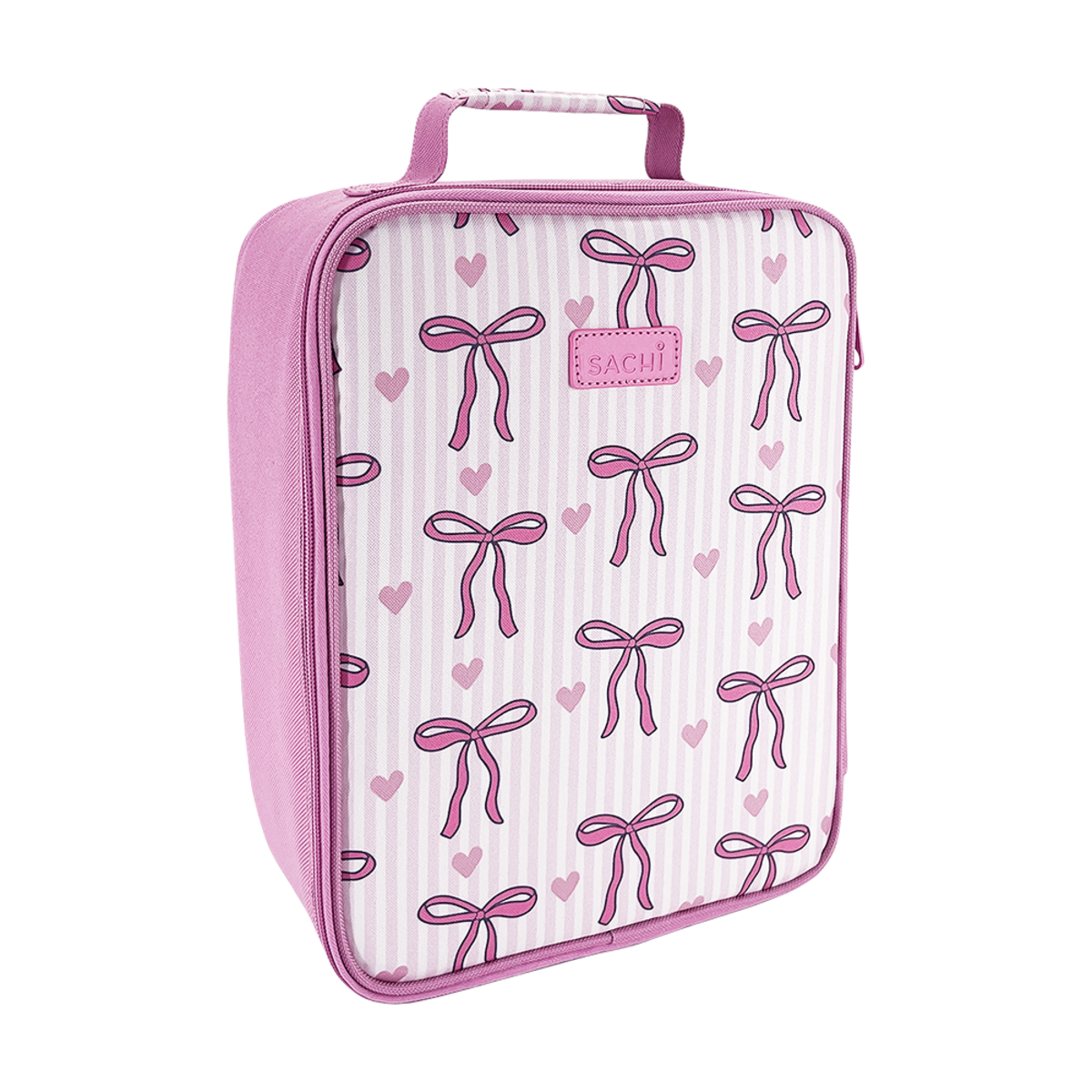 Sachi Insulated Extra Large Lunch Bag - Bows and Hearts
