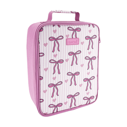 Sachi Insulated Extra Large Lunch Bag - Bows and Hearts