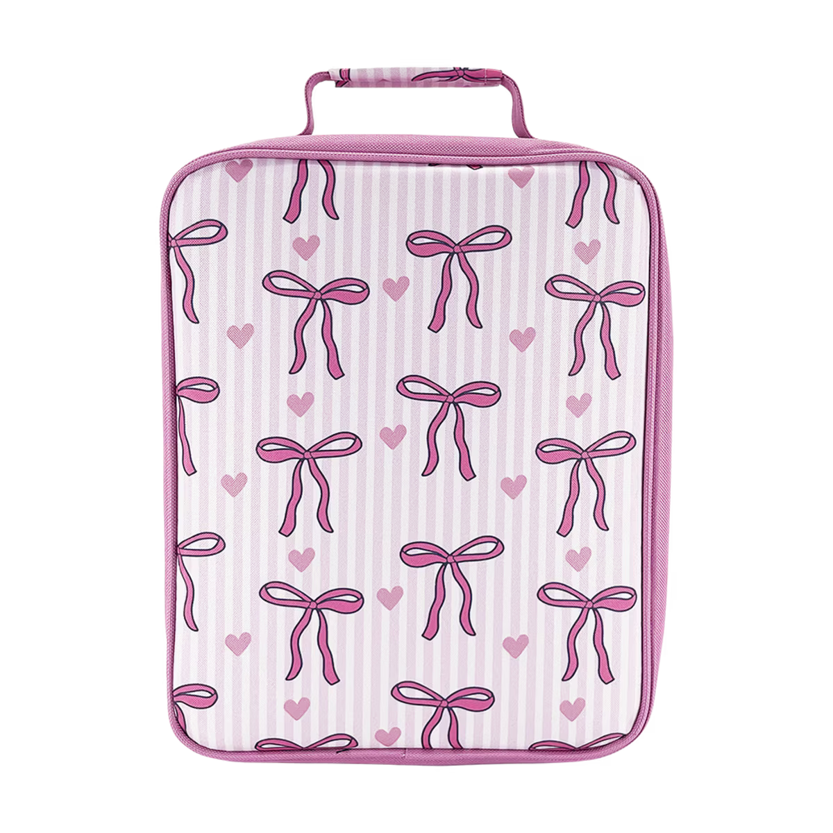 Sachi Insulated Extra Large Lunch Bag - Bows and Hearts