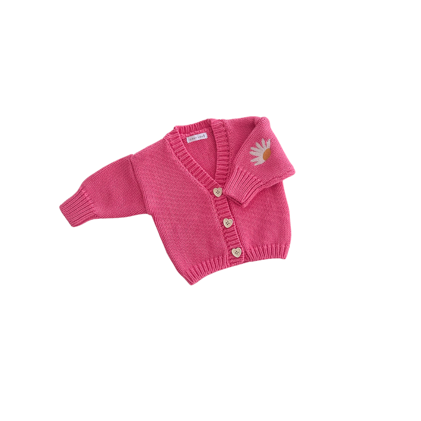 ZIGGY LOU CARDIGAN | RASPBERRY