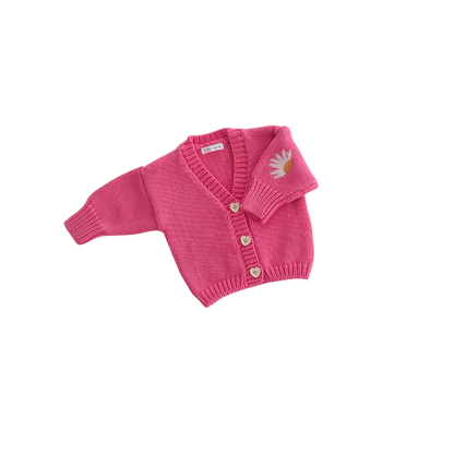 ZIGGY LOU CARDIGAN | RASPBERRY