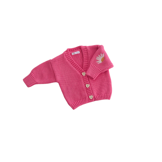 ZIGGY LOU CARDIGAN | RASPBERRY