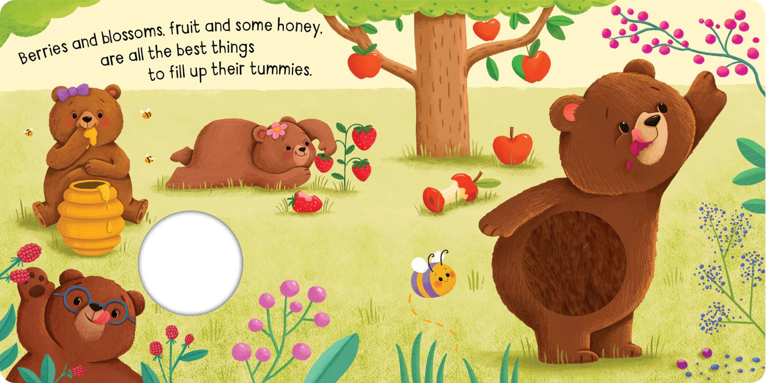 Kids Squeaky Plush Board Book - Little Bear - Angus & Dudley Collections
