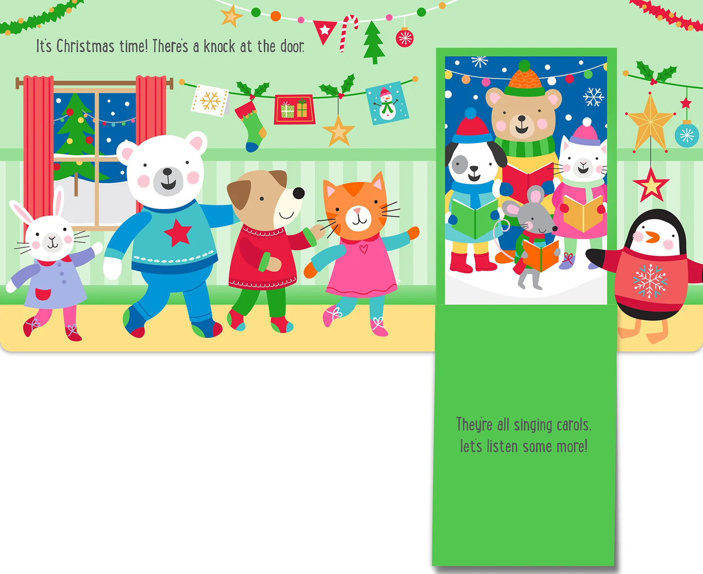 KIDS BOARD BOOK | LIFT THE FLAP | SANTAS SURPRISE