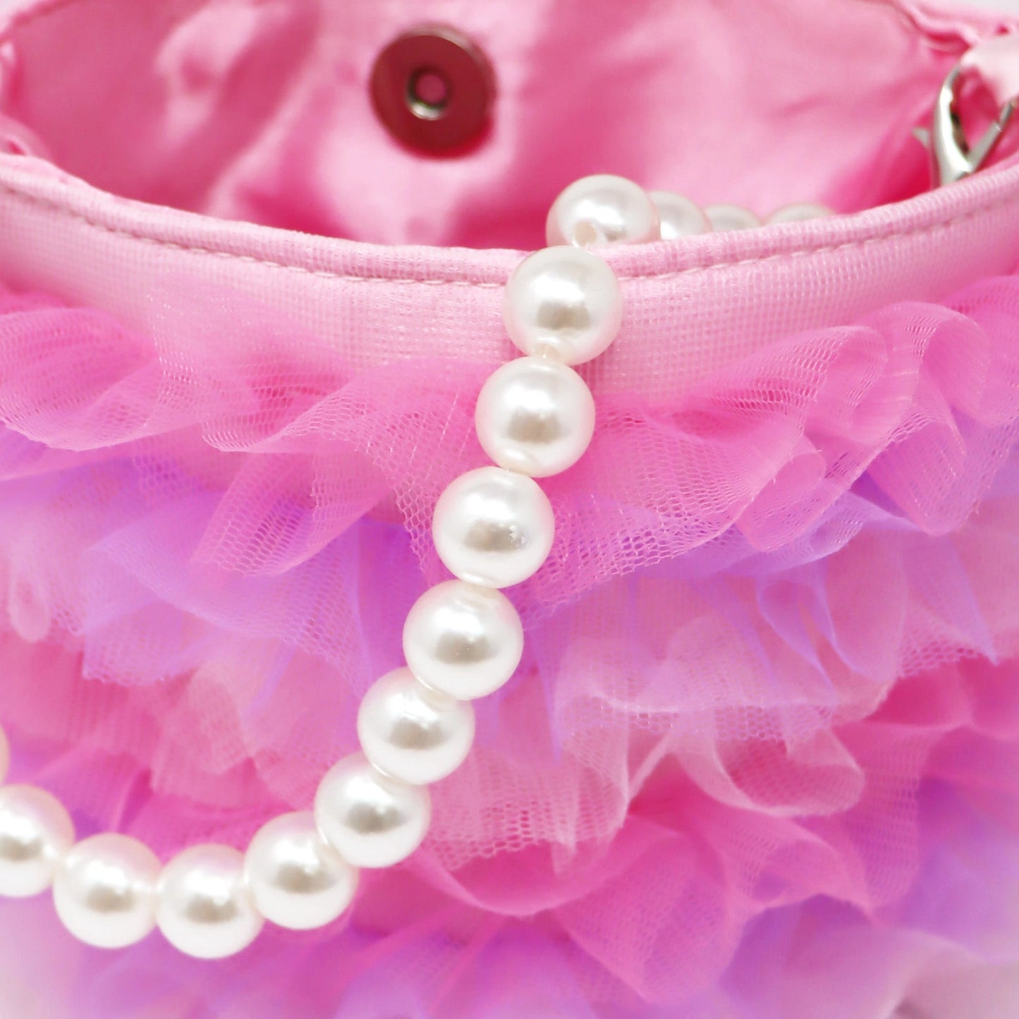 PINK POPPY | RUFFLE HANDBAG | PINK FAIRY