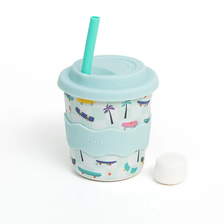 Baby Chino Cup with Lid - Skateboard Kids (8oz)