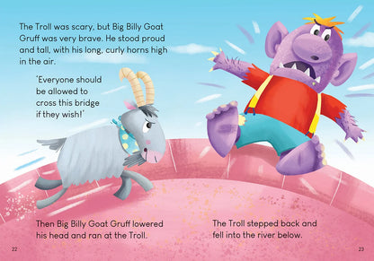 KIDS LITTLE READERS HARDCOVER BOOK | THE THREEE BILLY GOATS GRUFF