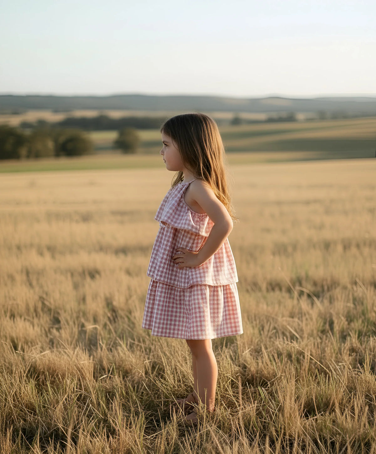 LOVE HENRY | SADIE DRESS | PINK CHECK
