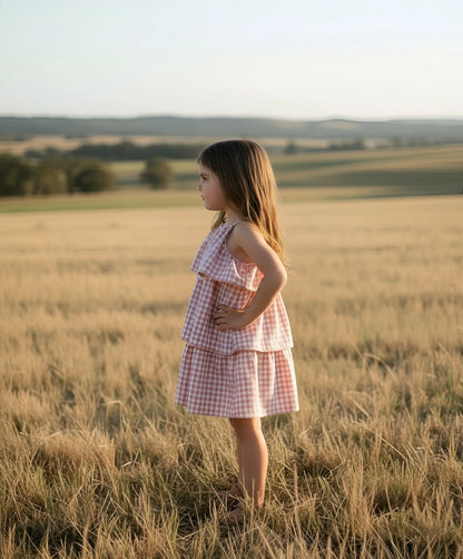 LOVE HENRY | SADIE DRESS | PINK CHECK