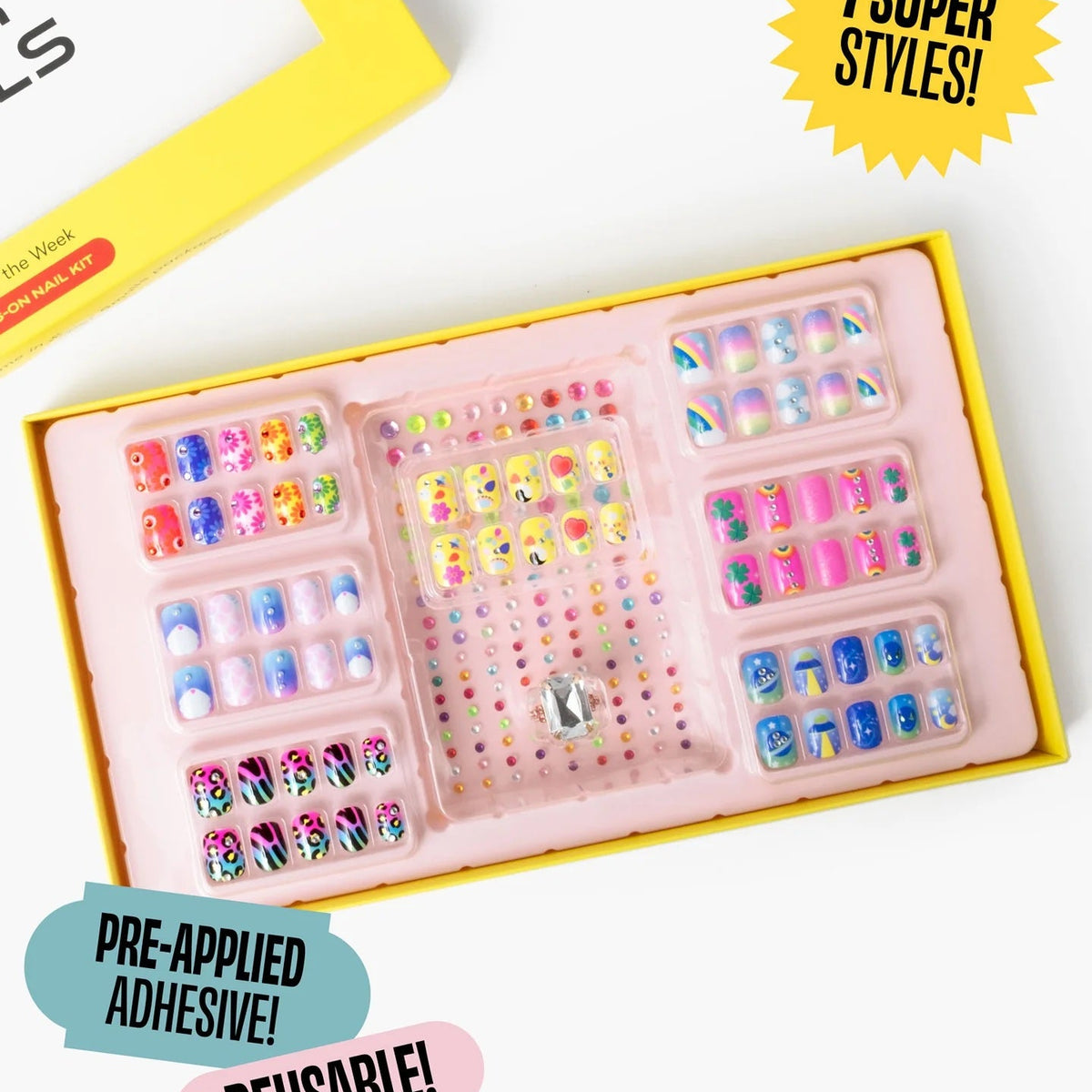 SUPER SMALLS | STICK ON NAILS | DAYS OF THE WEEK