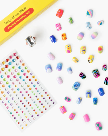 SUPER SMALLS | STICK ON NAILS | DAYS OF THE WEEK