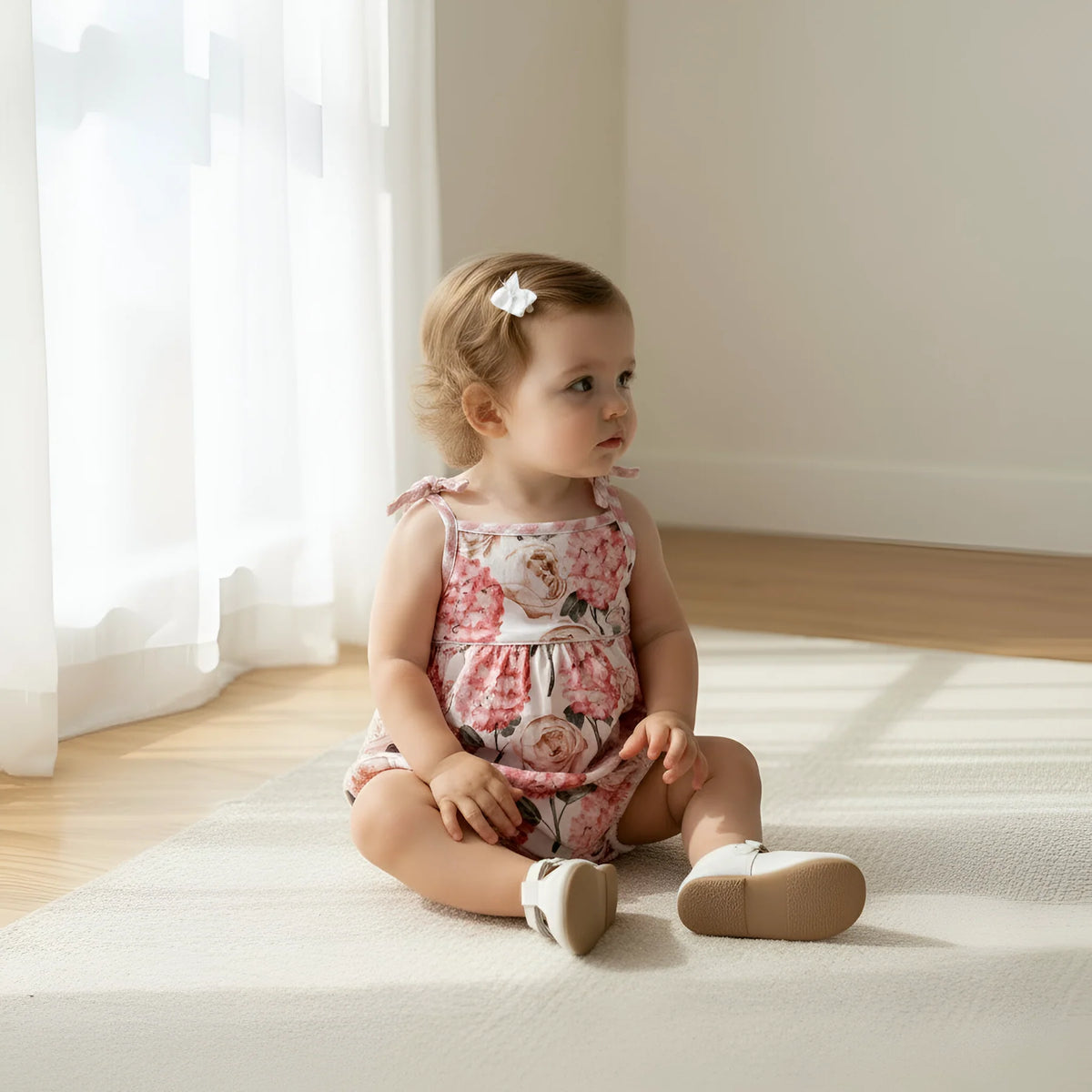 LOVE HENRY | ELSIE PLAYSUIT | PINK BLOSSOM