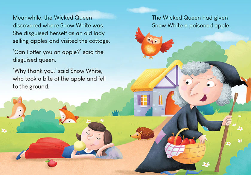 Kids Little Readers Hardcover Book - Snow White and The Seven Dwarfs - Angus & Dudley Collections