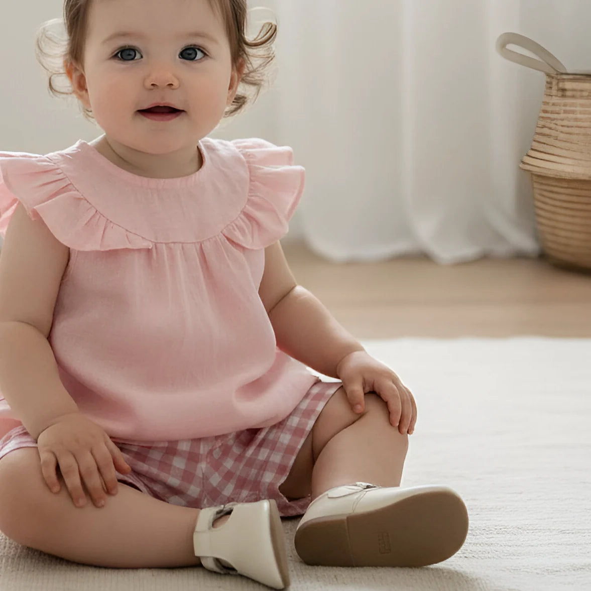 LOVE HENRY | TASMAN TOP | PINK LINEN