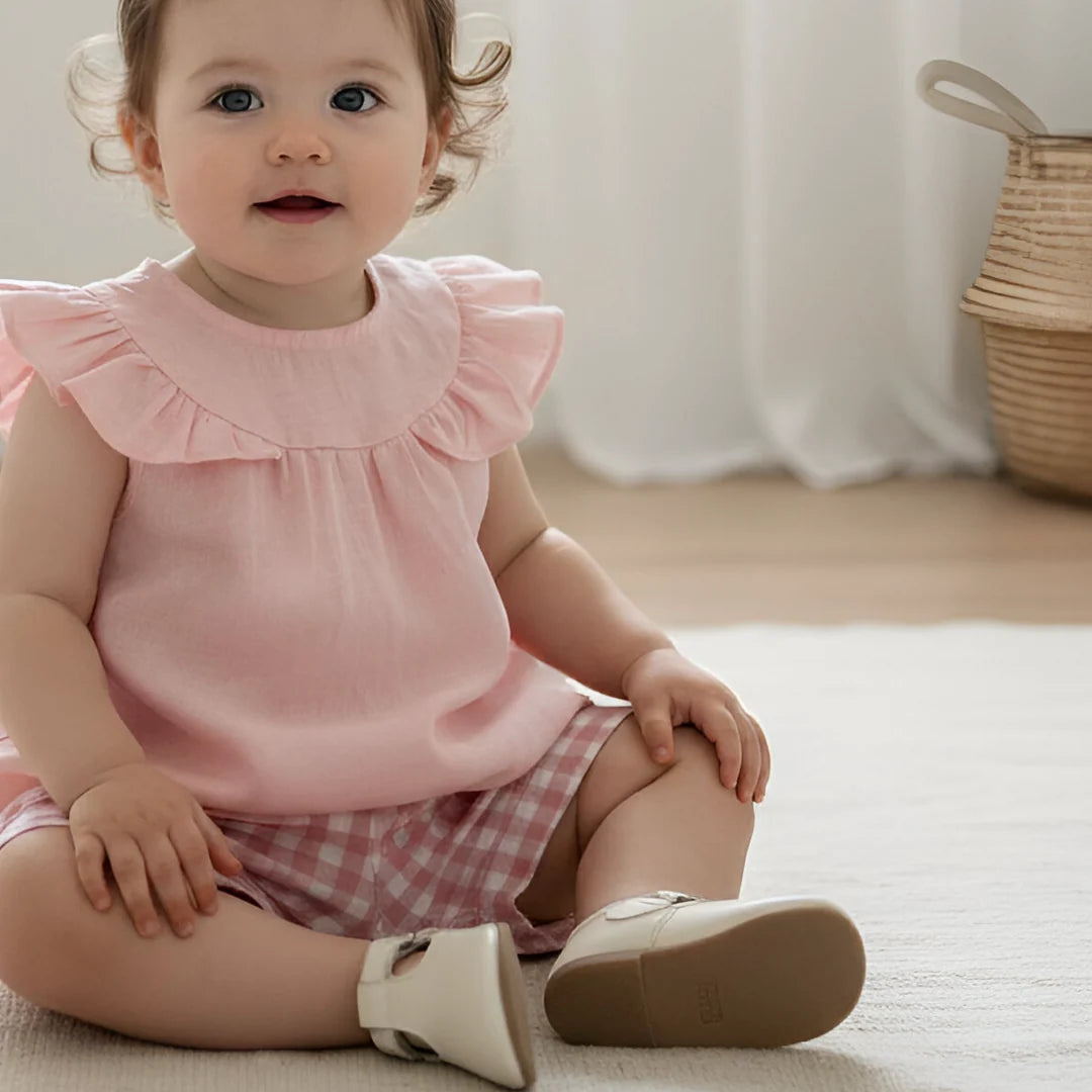 LOVE HENRY | LUCY SHORTS | PINK CHECK