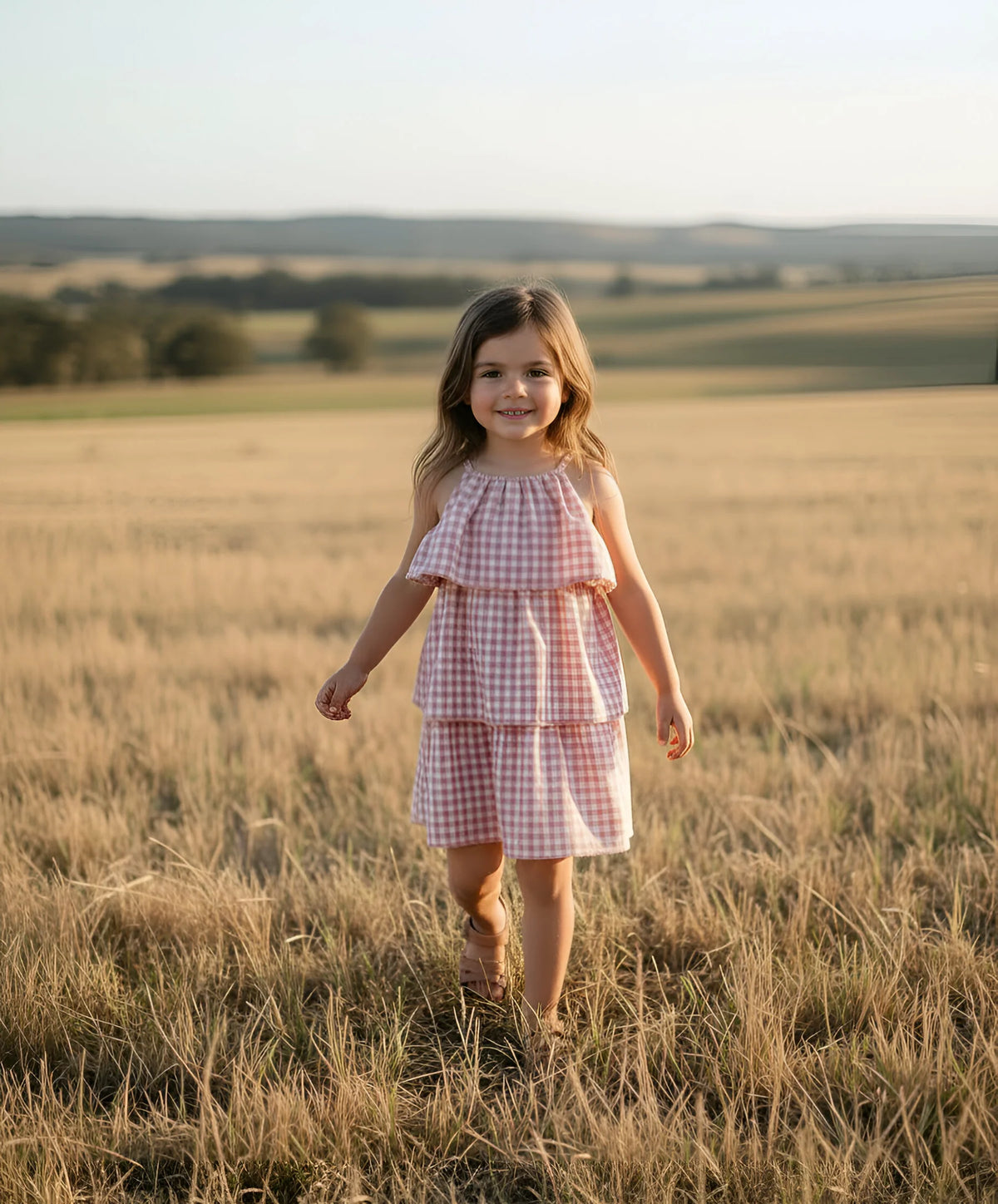 LOVE HENRY | SADIE DRESS | PINK CHECK
