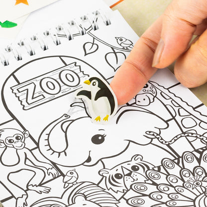 Tiger Tribe Colouring Set - Zoo