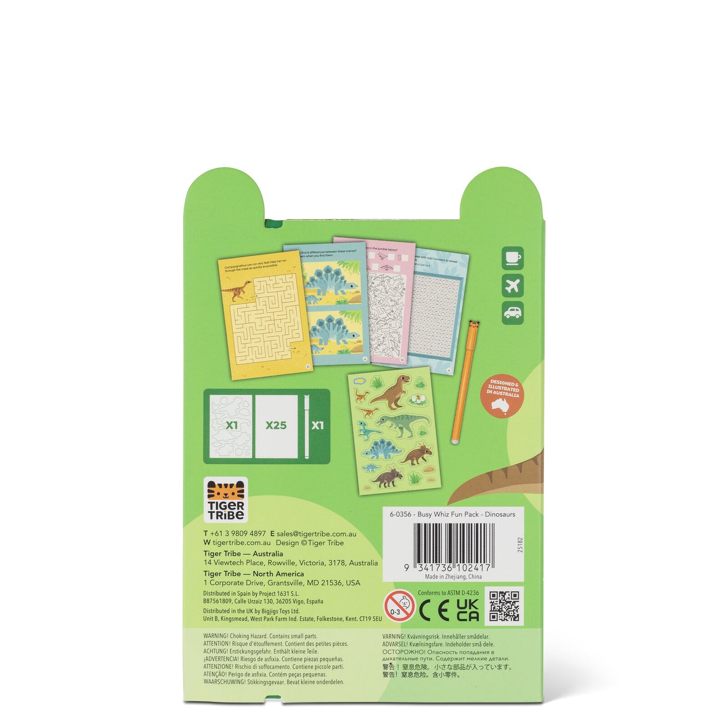 Tiger Tribe Busy Whiz Fun Pack | Dinosaurs