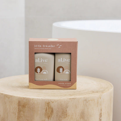 Al.ive Little Traveller Wash and Lotion Travel Set