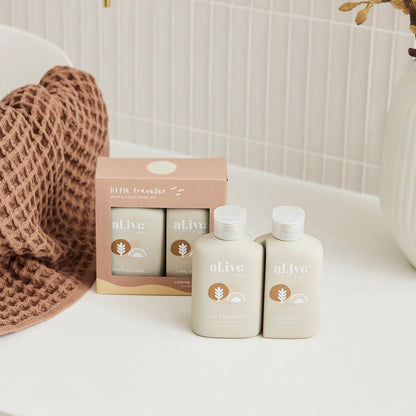 Al.ive Little Traveller Wash and Lotion Travel Set