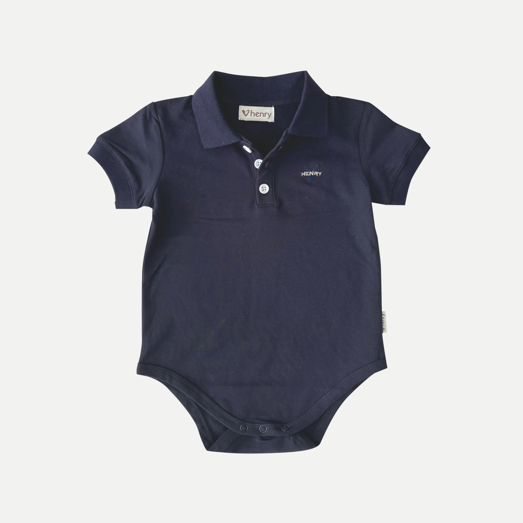 Love henry polo romper - angus and dudley