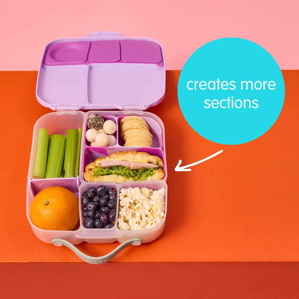 B BOX | SILICONE BENTO BUDDY LUNCH | CONFETTI