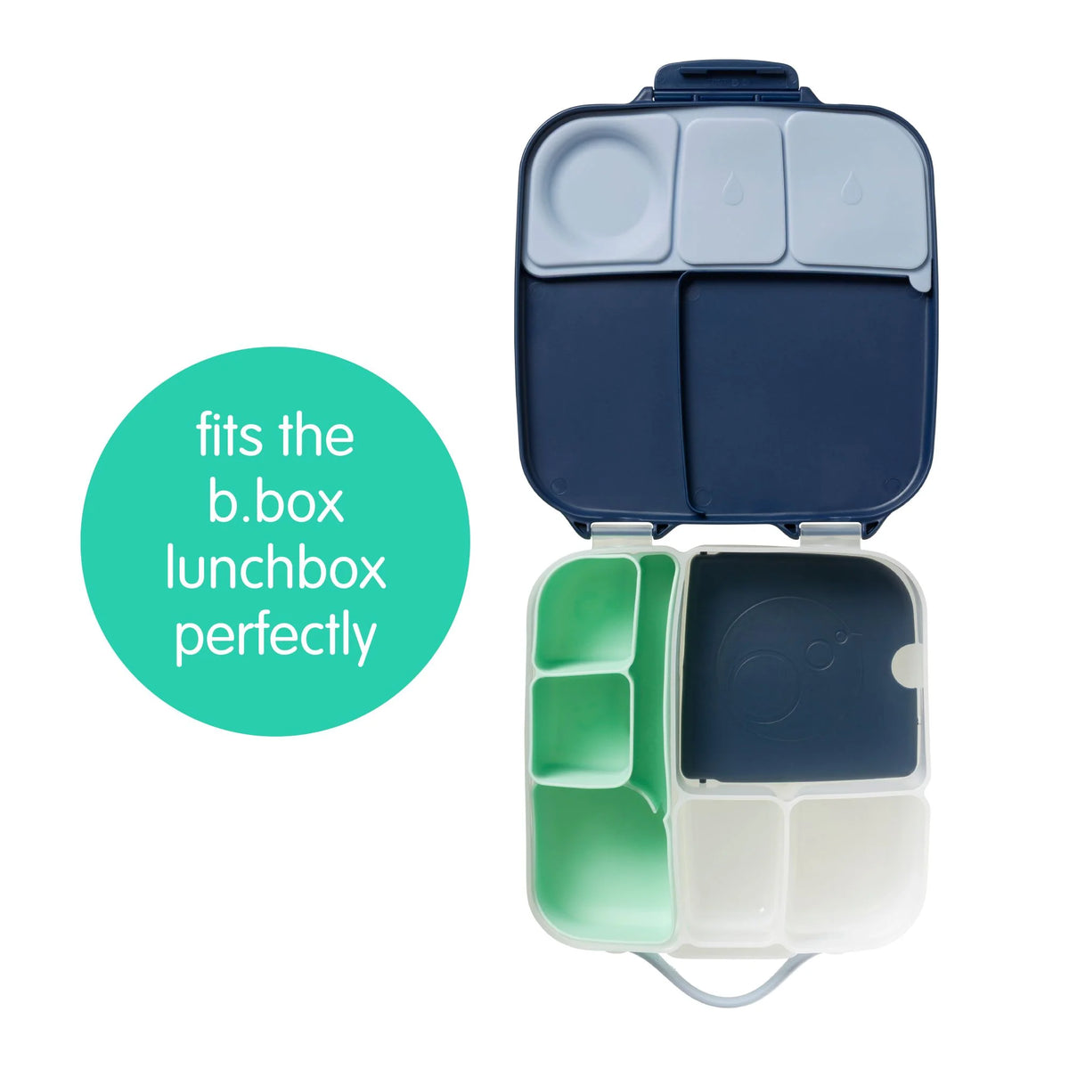 B BOX | SILICONE BENTO TRAY LUNCH | ELECTRIC JUNGLE