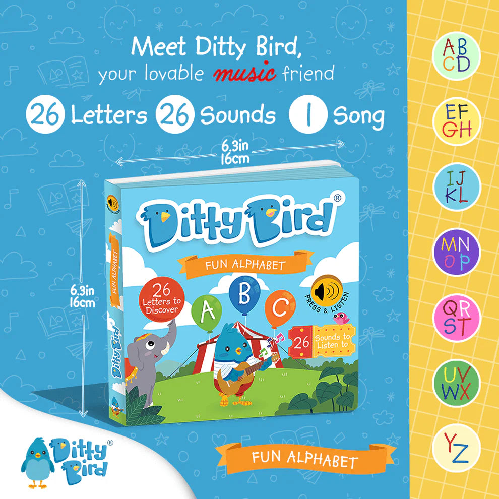 DITTY BIRD RECHARGEABLE BOOK | FUN ALPHABET