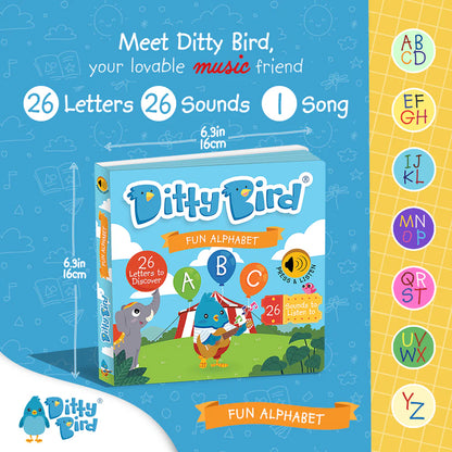 DITTY BIRD RECHARGEABLE BOOK | FUN ALPHABET