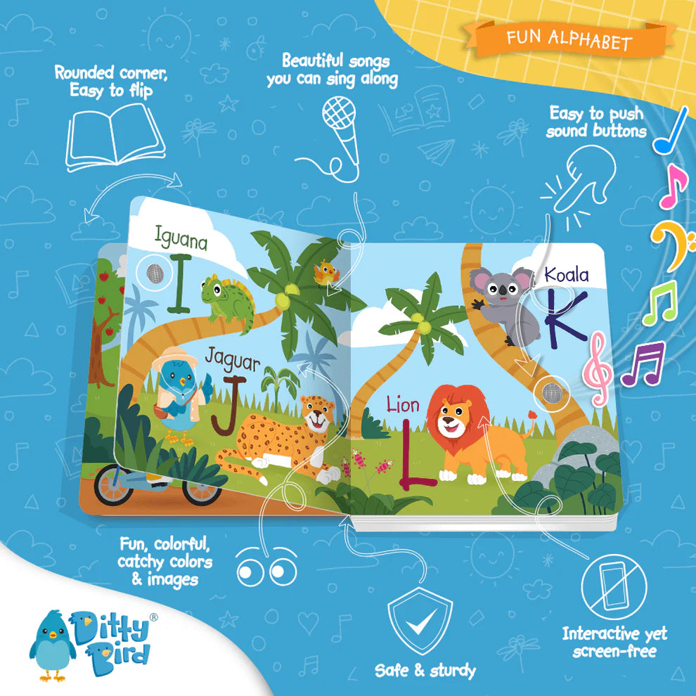 DITTY BIRD RECHARGEABLE BOOK | FUN ALPHABET