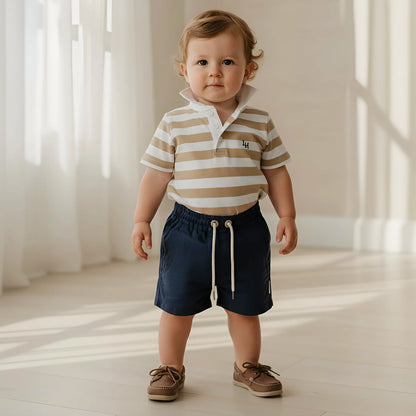 LOVE HENRY | SONNY SHORTS | NAVY LINEN